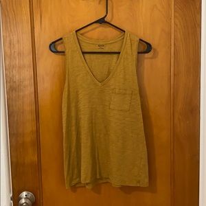 Madewell mustard tank